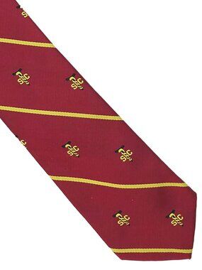 USC University Southern California Medical School Red Gold Repp Tie Necktie